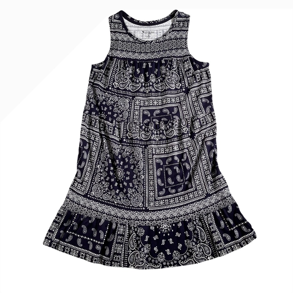 Koolaburra by‎ Ugg Women's Navy Bandana Sleeveless Mini Dress Size Small
